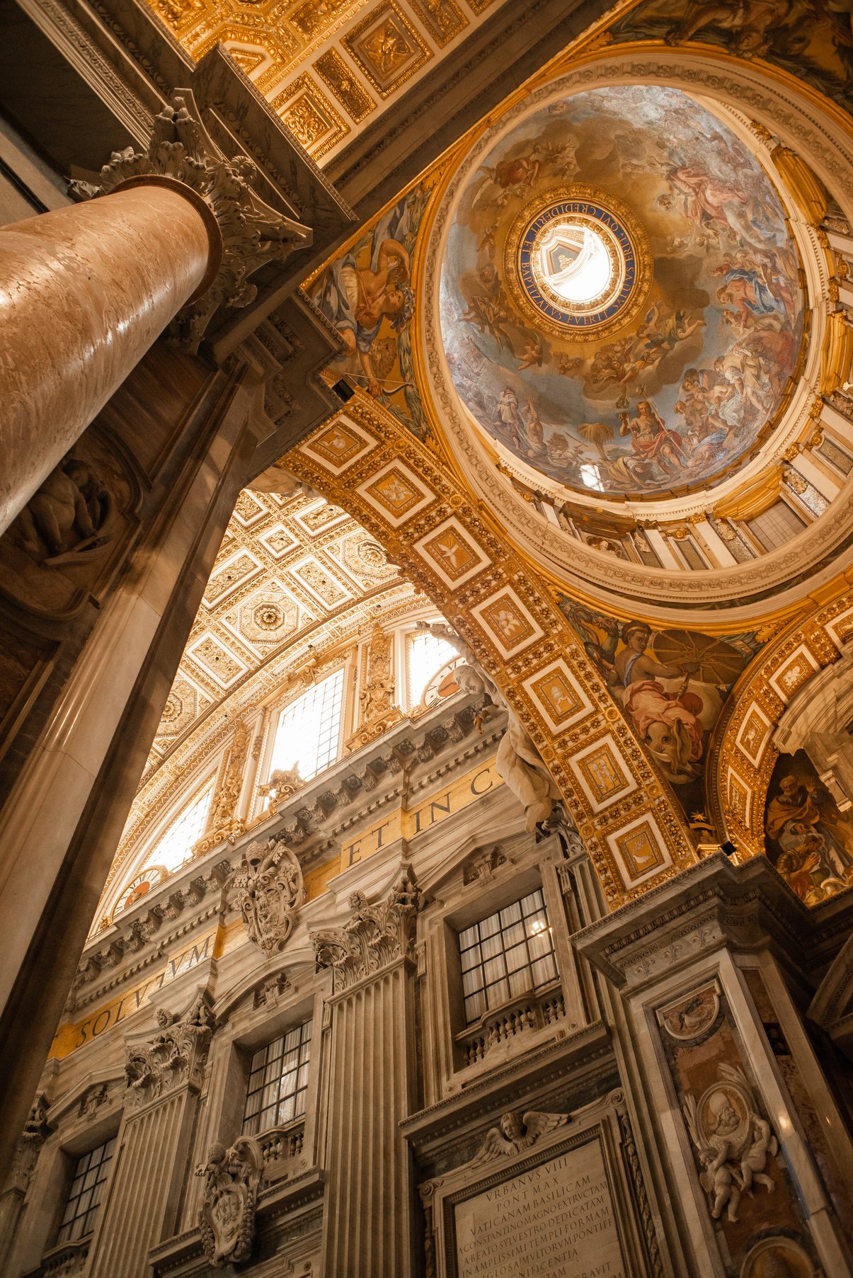 Stunning interior of Catholic cathedral